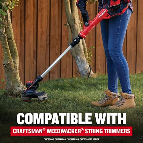 Image of CRAFTSMAN Genuine OEM String Trimmer Line, Weed Eater and Weed Wacker String, 0.065- Inch, 30-Feet of Replacement Spool, 3-Pack Spools (CMZST0653)