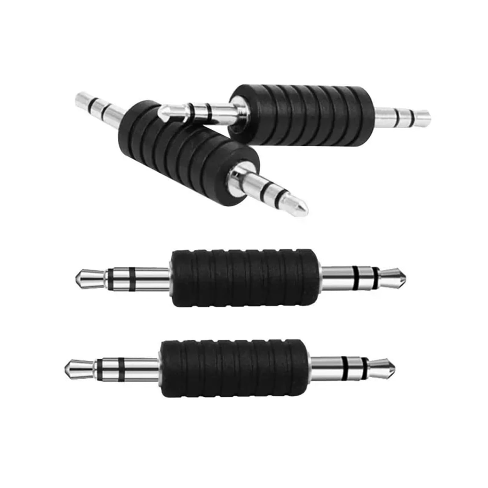 Adaptateur de câble Audio 3/4 pôles 3.5mm, mâle à mâle, Prise Aux stéréo, convertisseur Droit for connecteur d'écouteurs MP3 MP4(C 3Pole,10pcs)