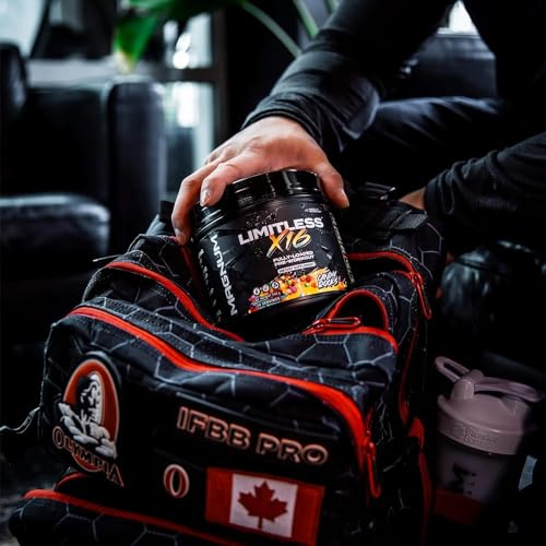 Image of Magnum Nutraceuticals Limitless x16 Fully Loaded Preworkout - 20 /40 Servings, Watermelon Candy Flavor, High-Energy, Focus, Strength & Endurance for Maximum Performance
