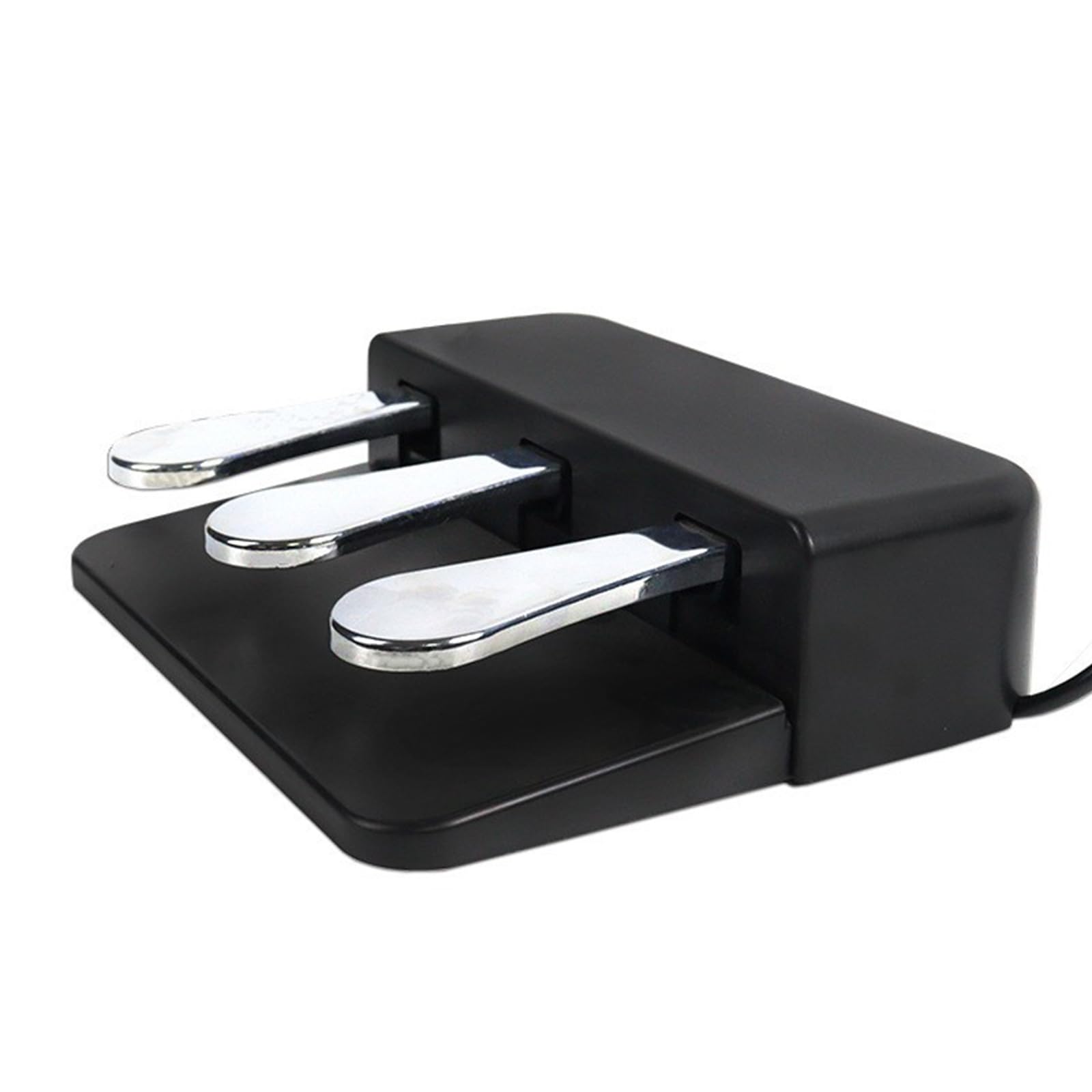 Pedal universal de sostenimiento adecuado para teclados electrónicos y pianos digitales, textura ABS, base antideslizante, diseño portátil