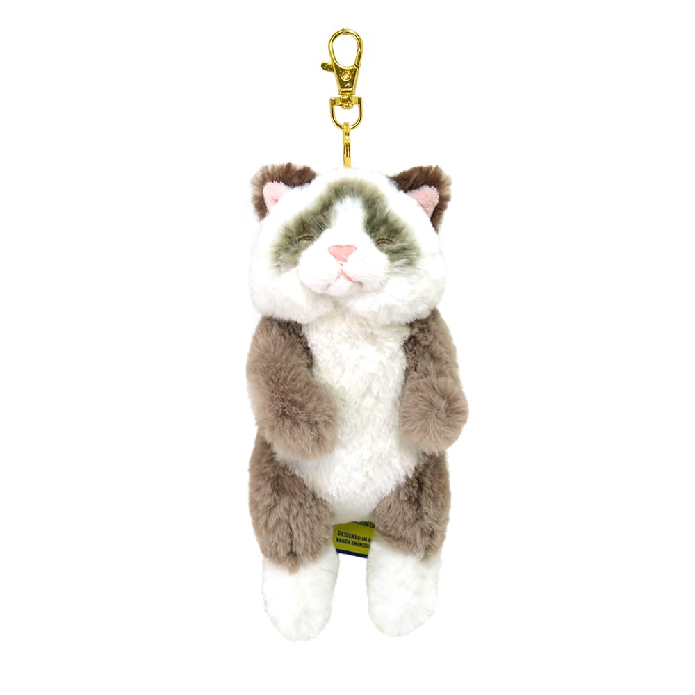 Sunlemon P-1953 Kneeling Cat Suyuya Key Chain, Rag Doll, GYBR 3.1 x 3.9 x 9.4 inches (8 x 10 x 24 cm), Bag Charm, Keychain, Animal, Cute, Cat : Industrial & Scientific