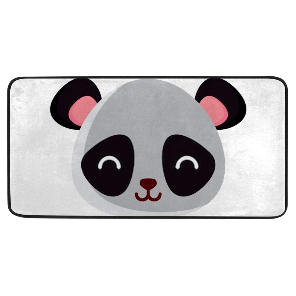 Tapis de cuisine antidérapant panda 39x20 inch grand confort anti-fatigue