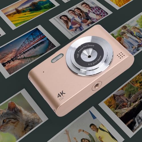Cámara digital 4K 48MP vlogging con zoom 16x, pantalla 2.4 pulg. miniatura 7