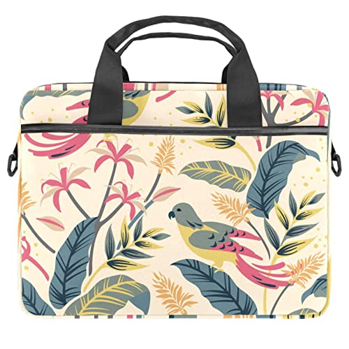 Sacoche ordinateur 13.3 motif oiseaux de la nature coloré mince et léger