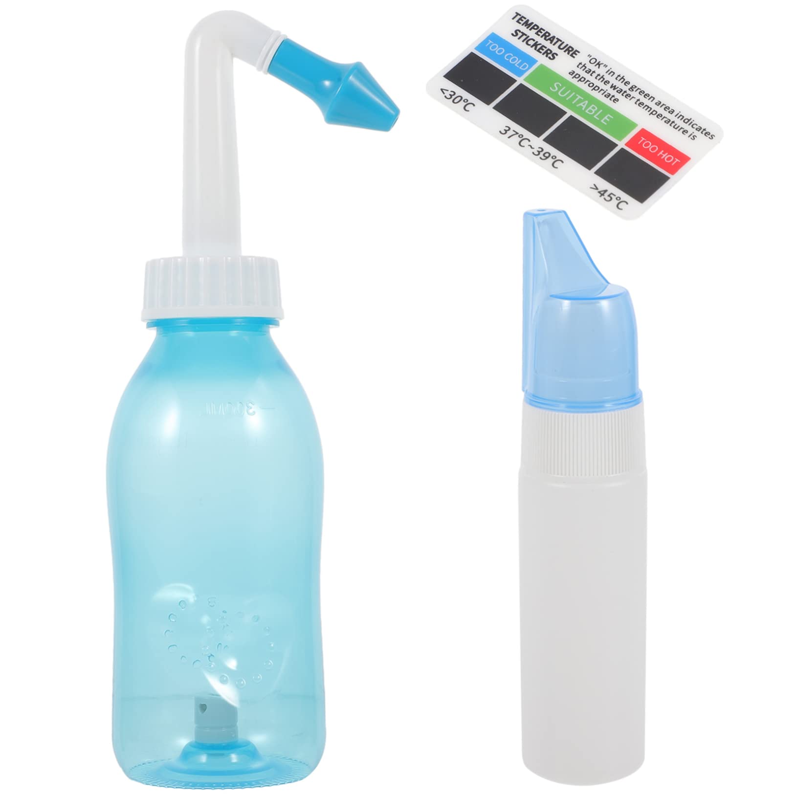 MAGICLULU 4 Sätze Nasenspülung nasenreiniger nasal irrigation Nasenreinigung Nasenpflege Nasenspülsystem Nasenspülflasche Nasenspüler sauber Waschmittel Sprühflasche Werkzeug Neti-Topf pp