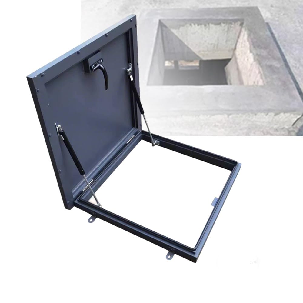 Cubierta de escotilla antirrobo de 50 cm para un acceso seguro a sótanos y tejados domésticos