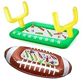 Erweicet 2pcs Football Inflatable Cooler for Parties Serving Bar for Football Party Supplies Super Bowl Party Decorations