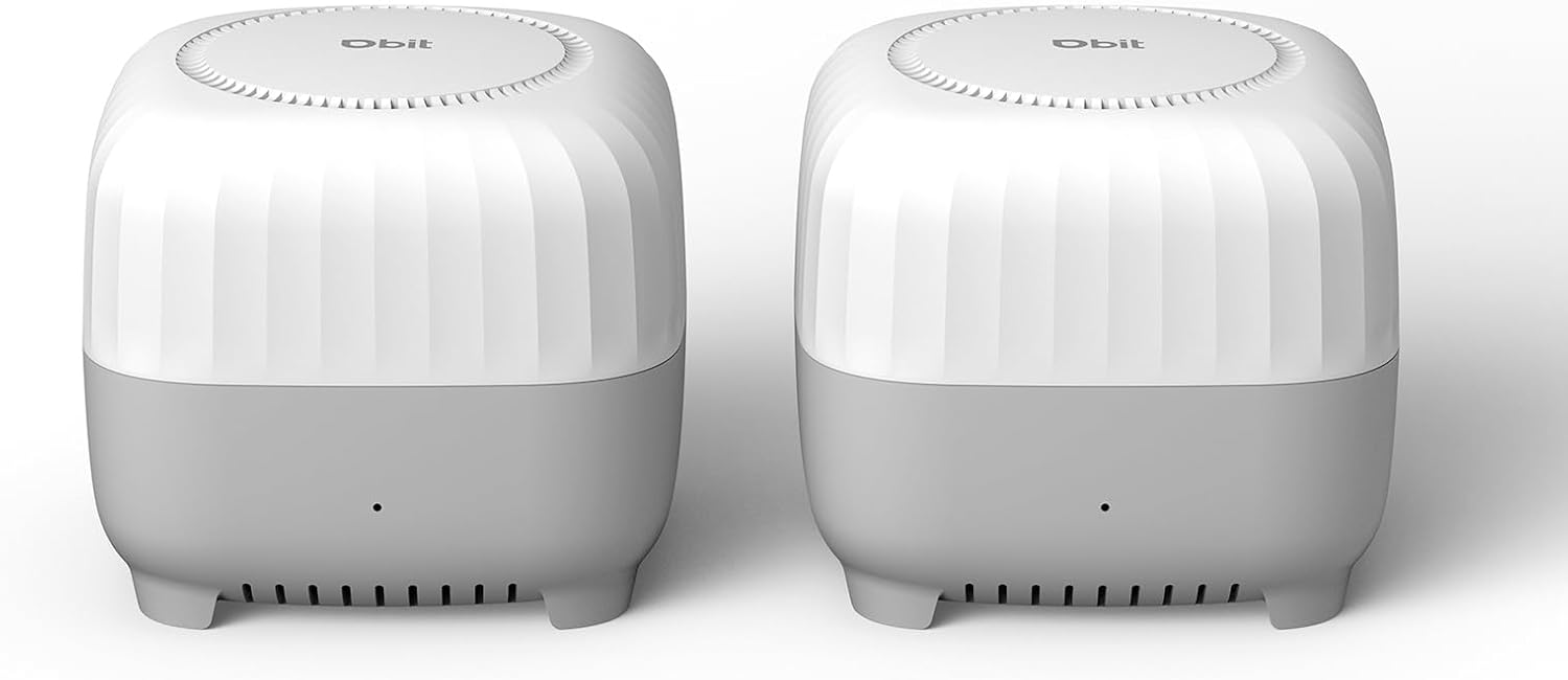 DBIT AC1200 Whole Home Mesh WiFi System, Covers up to 4,000 Sq Ft, Dual-Band 1200Mbps Mesh Network for 90 Devices, Replaces Wireless Router and WiFi Extender, 4 Gigabit Ports per Unit (D-MAC3, 2-Pack) DBIT AC1200 Whole Home Mesh WiFi System, Covers up to 4,000 Sq Ft, Dual-Band 1200Mbps Mesh Network for 90 Devices, Replaces Wireless Router and WiFi Extender, 4 Gigabit Ports per Unit (D-MAC3, 2-Pack)