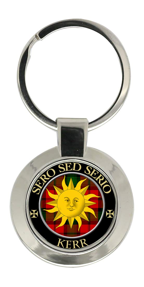 Giftshop Uk Unisex Silver Coloured Metal Kerr Scottish Clan Key Ring