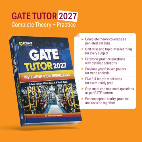 Image of Arihant GATE Tutor 2027 Biotechnology | Solved Papers 2023-2026 & 3 Mock Tests | Complete ECE Preparation Book | Pfo. BM Agarwal, Akansha Singhal, Vidhika Goel
