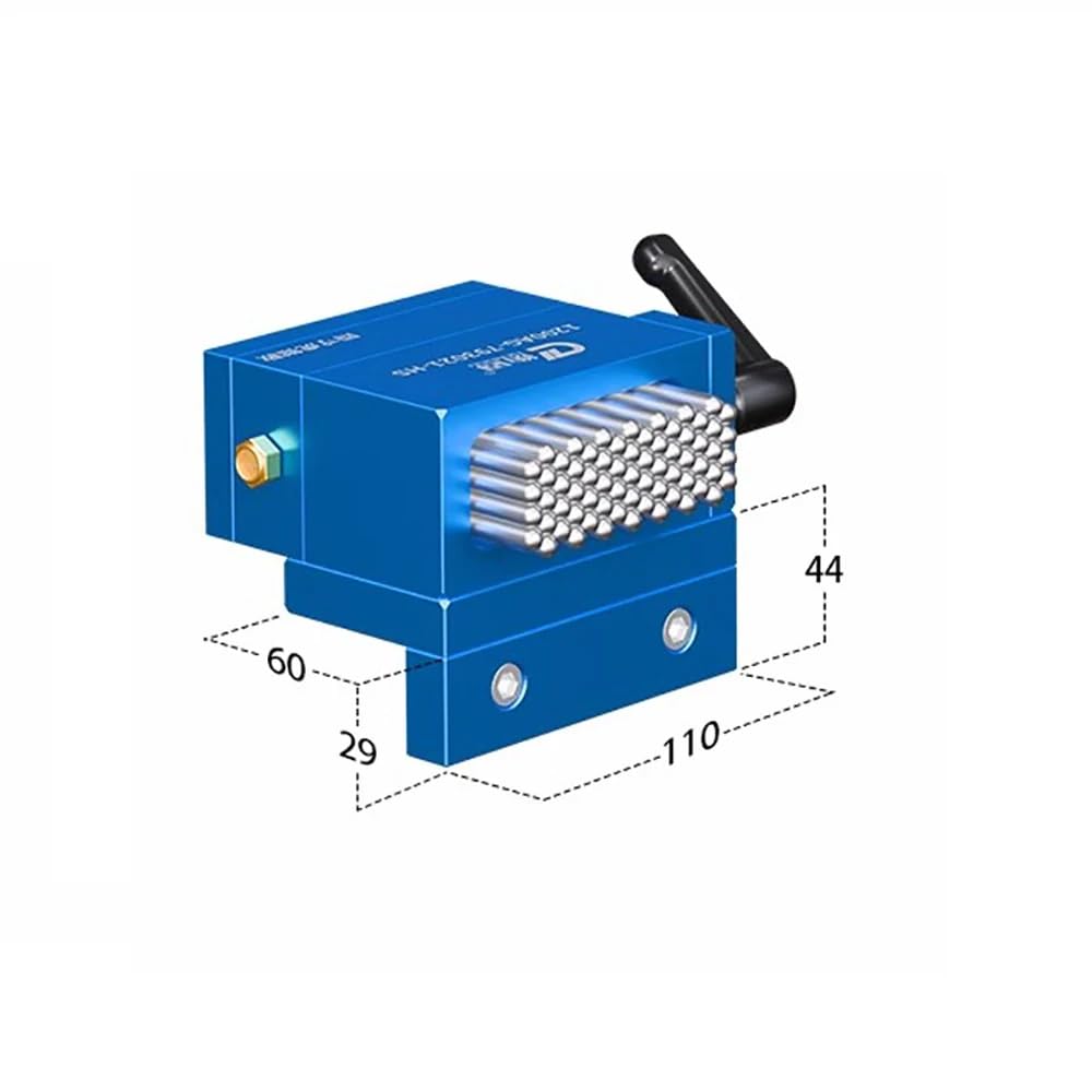 Tornillo de Banco Manual con Fijación Flexible, Herramienta de Sujeción Especial Fija de 4/6 Pulgadas para Ensamblaje CNC Localizador de Soporte para Máquina de Marcado Láser(4 pulgadas)