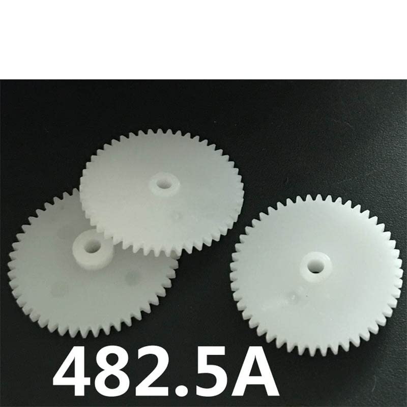 10 Uds 482.5A 0,5 M 25MM rueda dentada 48 dientes 2,5mm agujero disco de engranaje de plástico accesorios de juguete