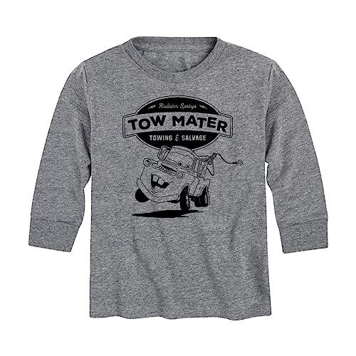 Disney Cars - Tow Mater Towing and Salvage - Toddler and Youth Long Sleeve Graphic T-Shirt