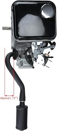 Miniatura 4 de FVRITO Kit de silenciador de tubo de escape para Non Hemi Predator 212cc 196cc 6.5hp Coleman Powersports KT196 CK196 RTK200 BK200 Go Kart