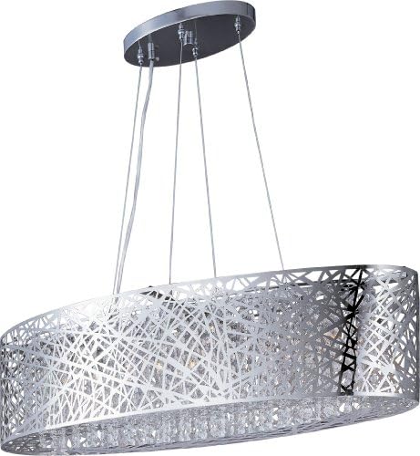 ET2 Inca-9 Light Pendant in Contemporary style-12 Inches Wide by 10 inches high-Polished Chrome Finish-Xenon Lamping Type