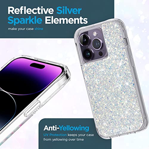 Coque iPhone 14 Pro Case-Mate Twinkle Stardust à paillettes