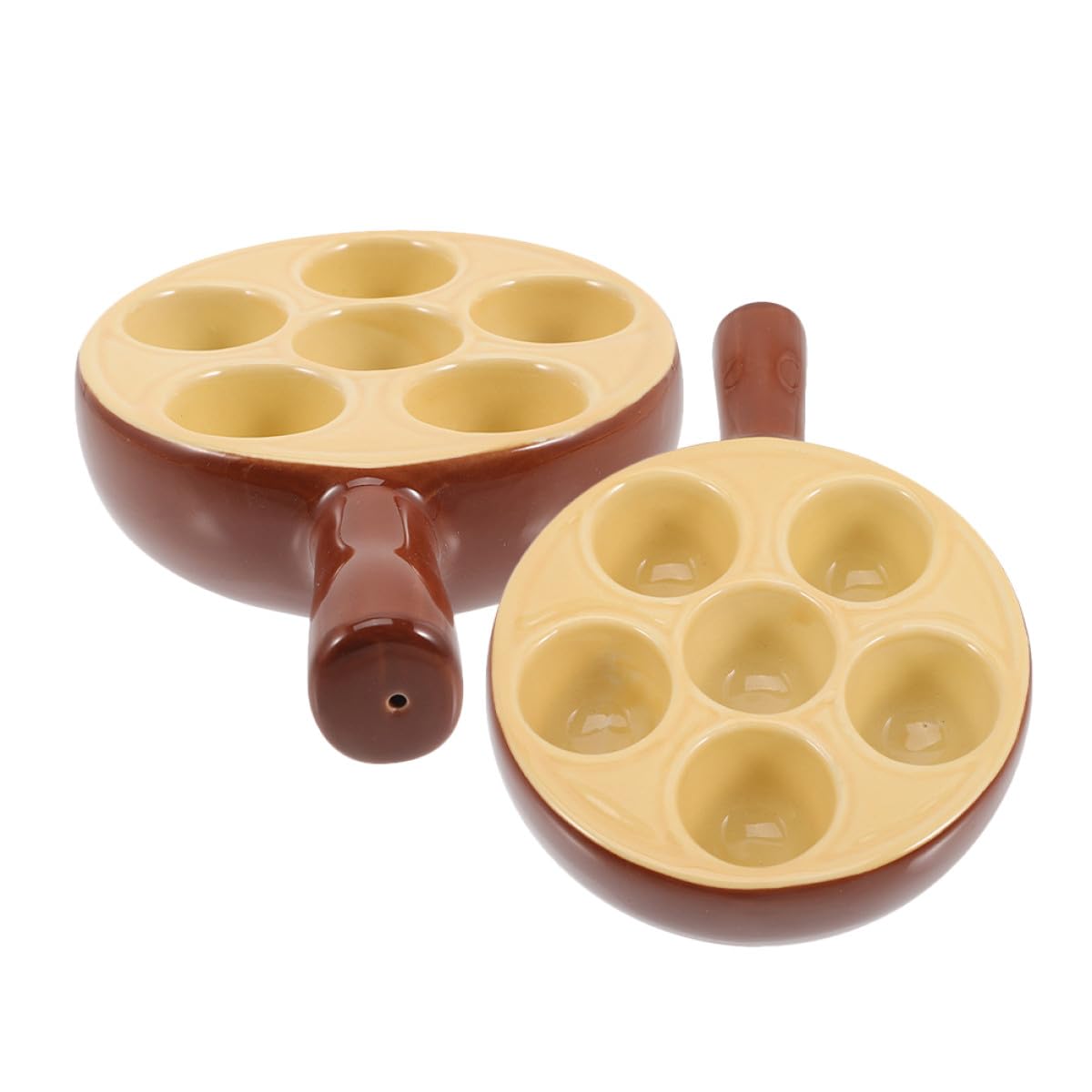 Plat à escargots céramique durable avec rainures pour une cuisson traditionnelle