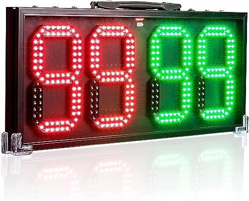 Marcador LED reemplazo fútbol, portable, 60x26x3.8cm miniatura 7