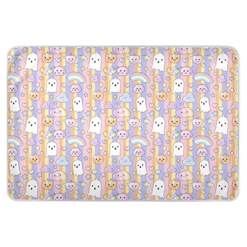 Pumpkin Unique Cartoon Potty Training Pad Highly Absorbent Baby Pee Pads Leakproof Quick Drying Diaper Pads for Infant Baby , 52