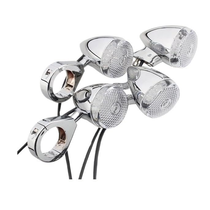 Clignotants LED moto arrière et avant feux direction haute visibilité