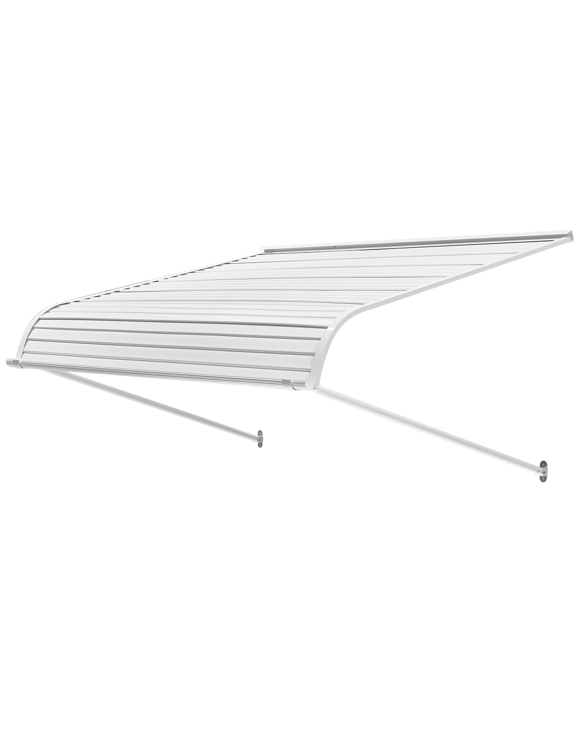 VEVOR Aluminum Awning 48 x 42 in, Durable Window Awning Door Canopy, Lightweight and Stable Aluminum Exterior Awnings Rain Snow Sunlight Protection for Door Entrance Windows Patio Porch