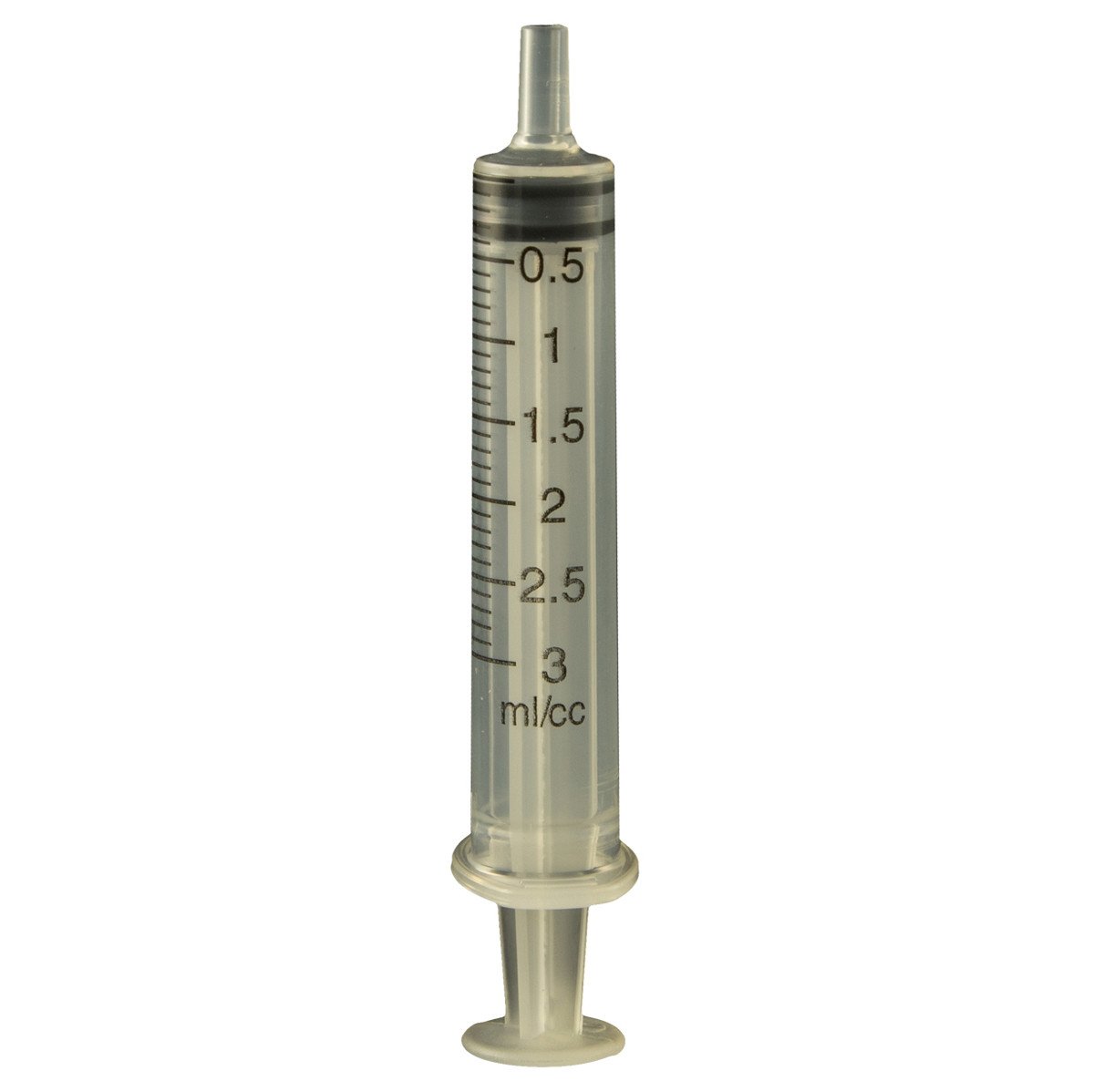 Jensen Global JG3CC-LS-100 3 cc Luer Slip Calibrated Manual Assembled Syringe Bag of 100