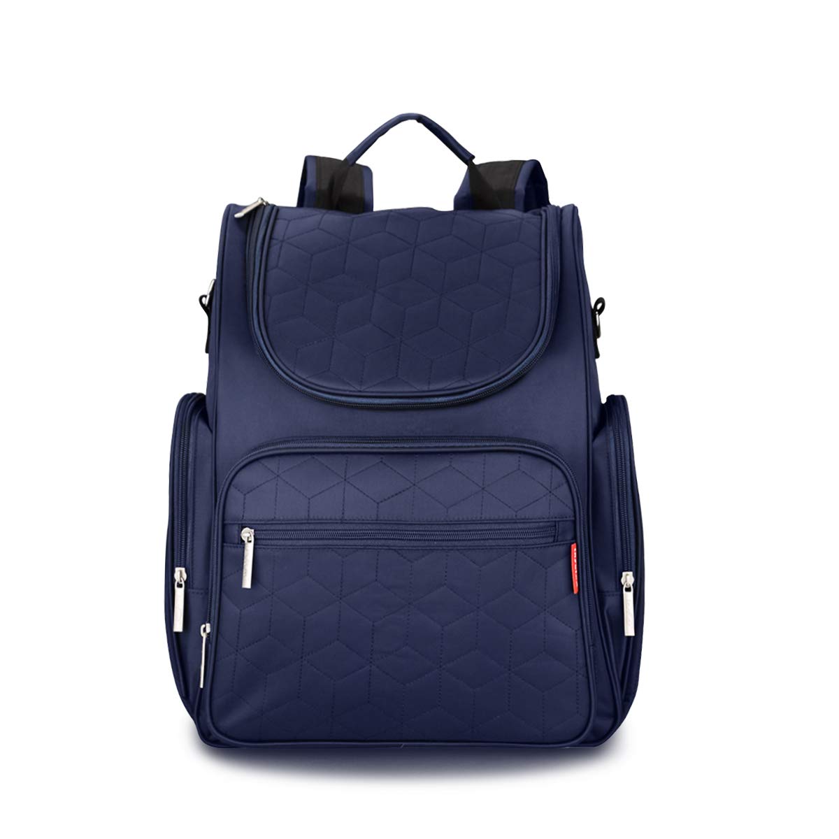 SONARIN Multifunzione Zaino Fasciatoio Bambino per Pannolini con Fasciatoio e Fascia per Passeggino,Organizer per Zaino da Viaggio,Impermeabile, Grande Capacità, Elegante e Resistente(Blu Scuro)