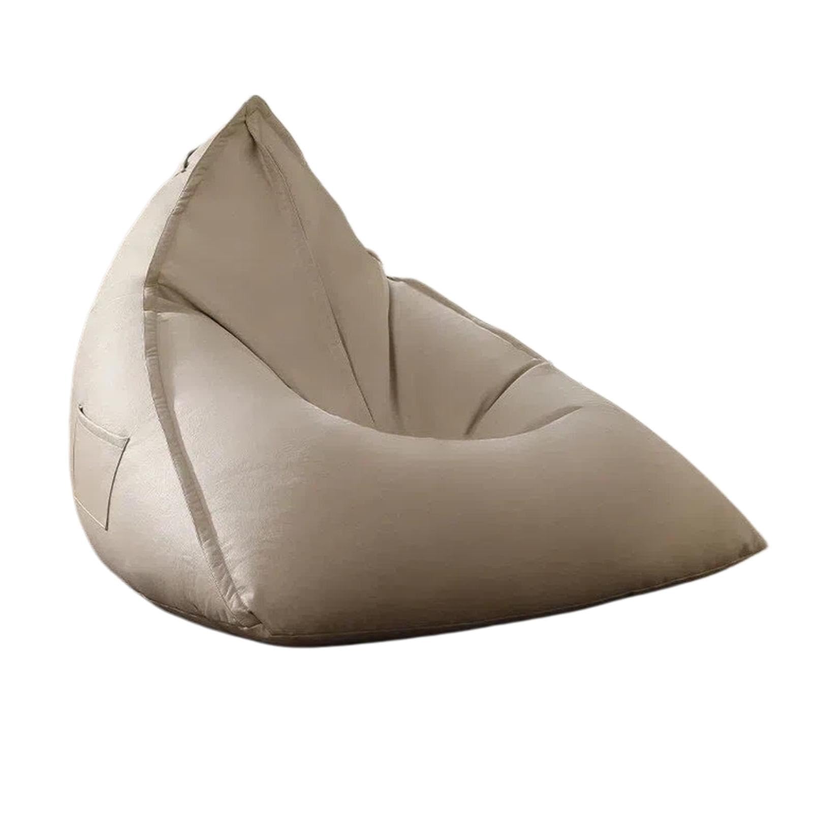 WQQYU6HKF sofa chair Bean Bag Chair Single Lazy Sofa for Living Room Lounge and Reading Nook living room chair(White)