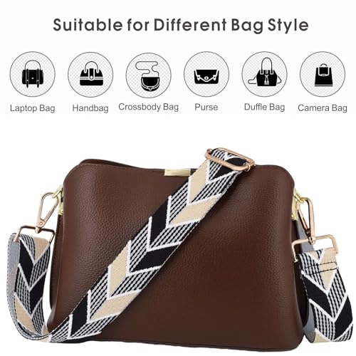Image of Replacement Purse Strap Shoulder Strap Adjustable Crossbody Strap for Women Crossbody Wide Shoulder Bag