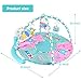 Amagoing Baby Play Gym, Kick and Play Piano Activity Mat with 5 Hanging Sensory Toys for Girl and Boy 3-36 Month