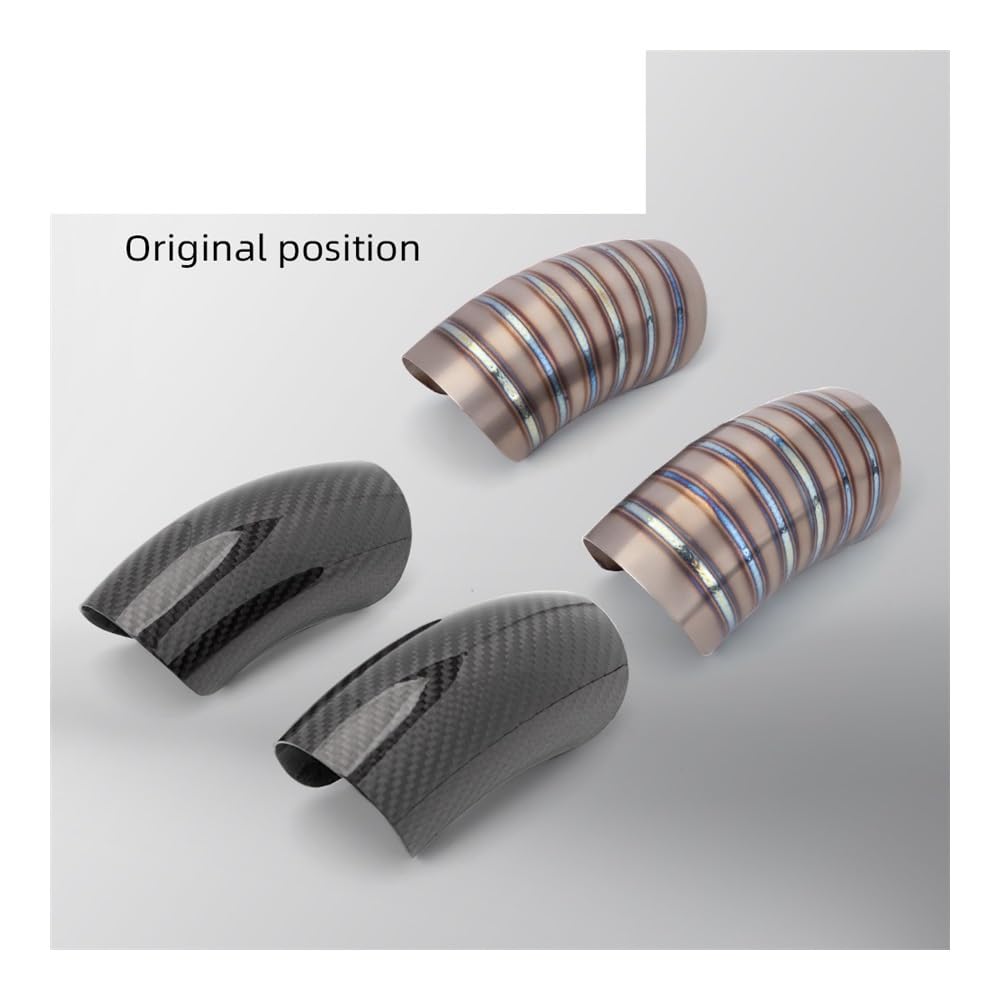 Scudo Termico Scarico Moto Copertura Protezione Scarico Della Motocicletta Protezione Del Silenziatore Copertura Antiscottatura Del Tubo Di Scarico Copertura Di Protezione Dello Scarico(TYPE-A)