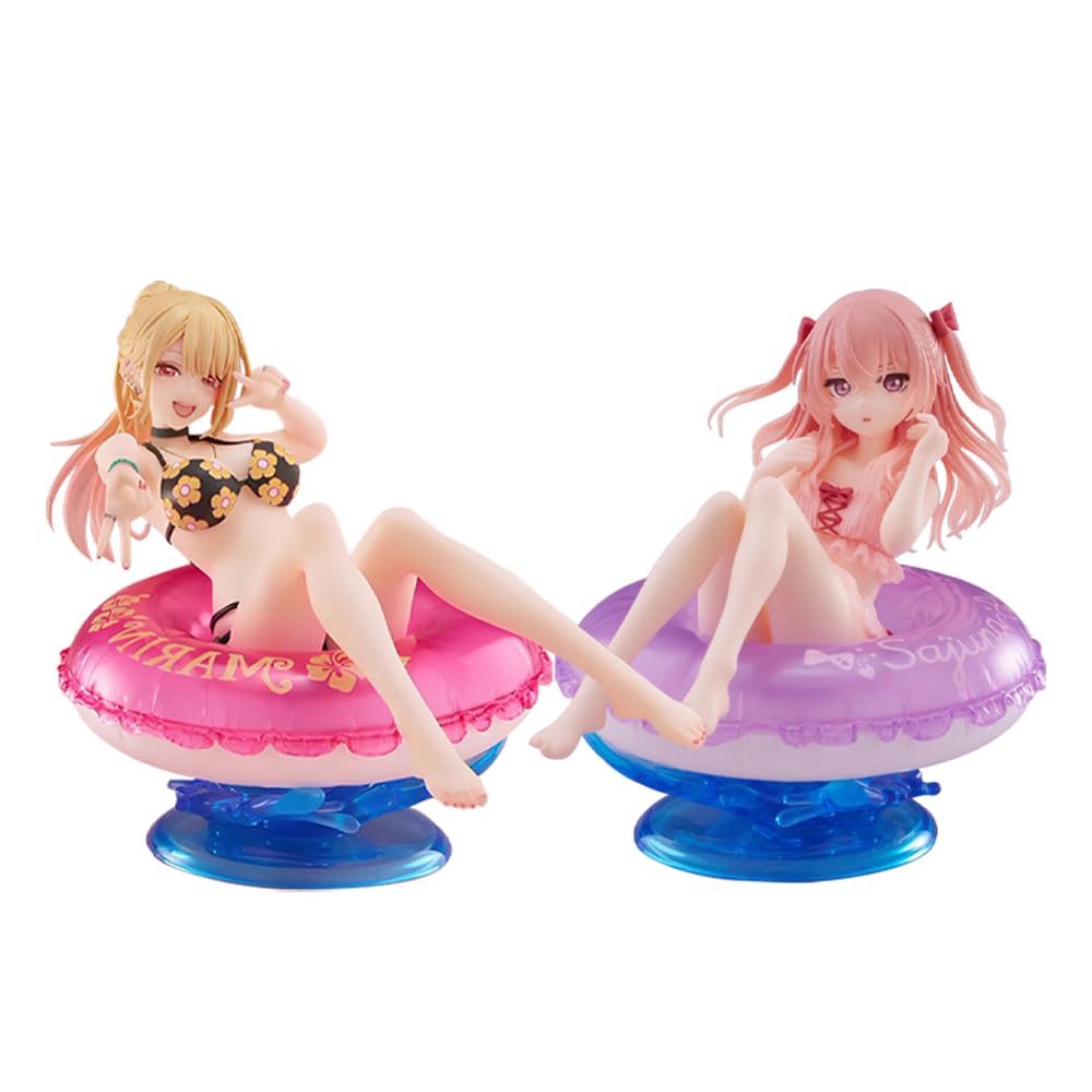 Xinchangda Anime Inui Sajuna/Kitagawa Marin Figure Swimming Ring Girl Style PVC Model Inui Sajuna Action Figure Cartoon Anime Figures Statue Desktop Ornament Collectible