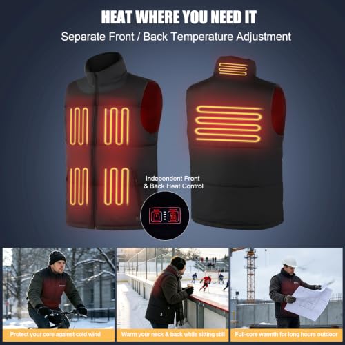 Men's Heated Puffer Vest - image 3
