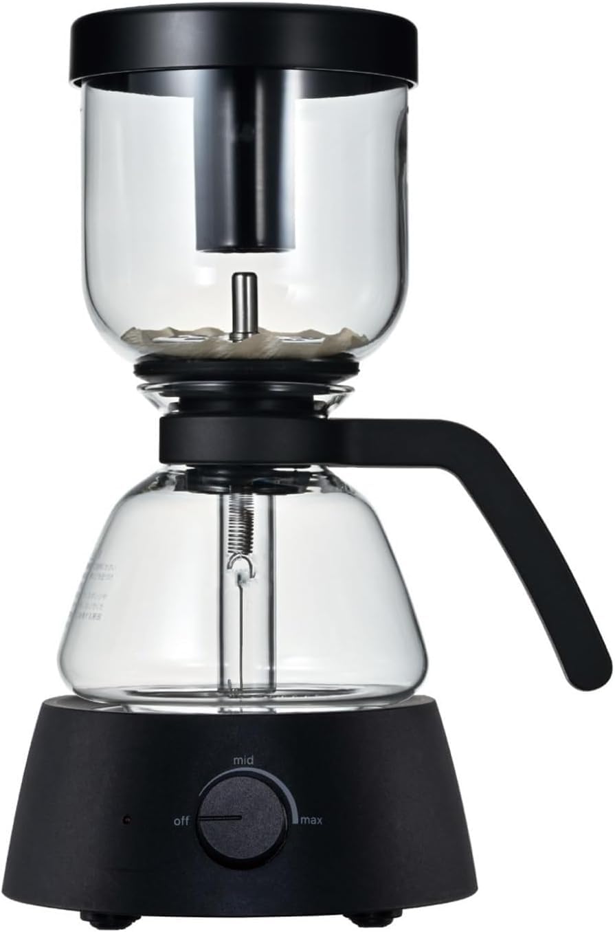 Amazon | Electric Coffee Syphon 3杯用 実用容量360mL ブラック 電気