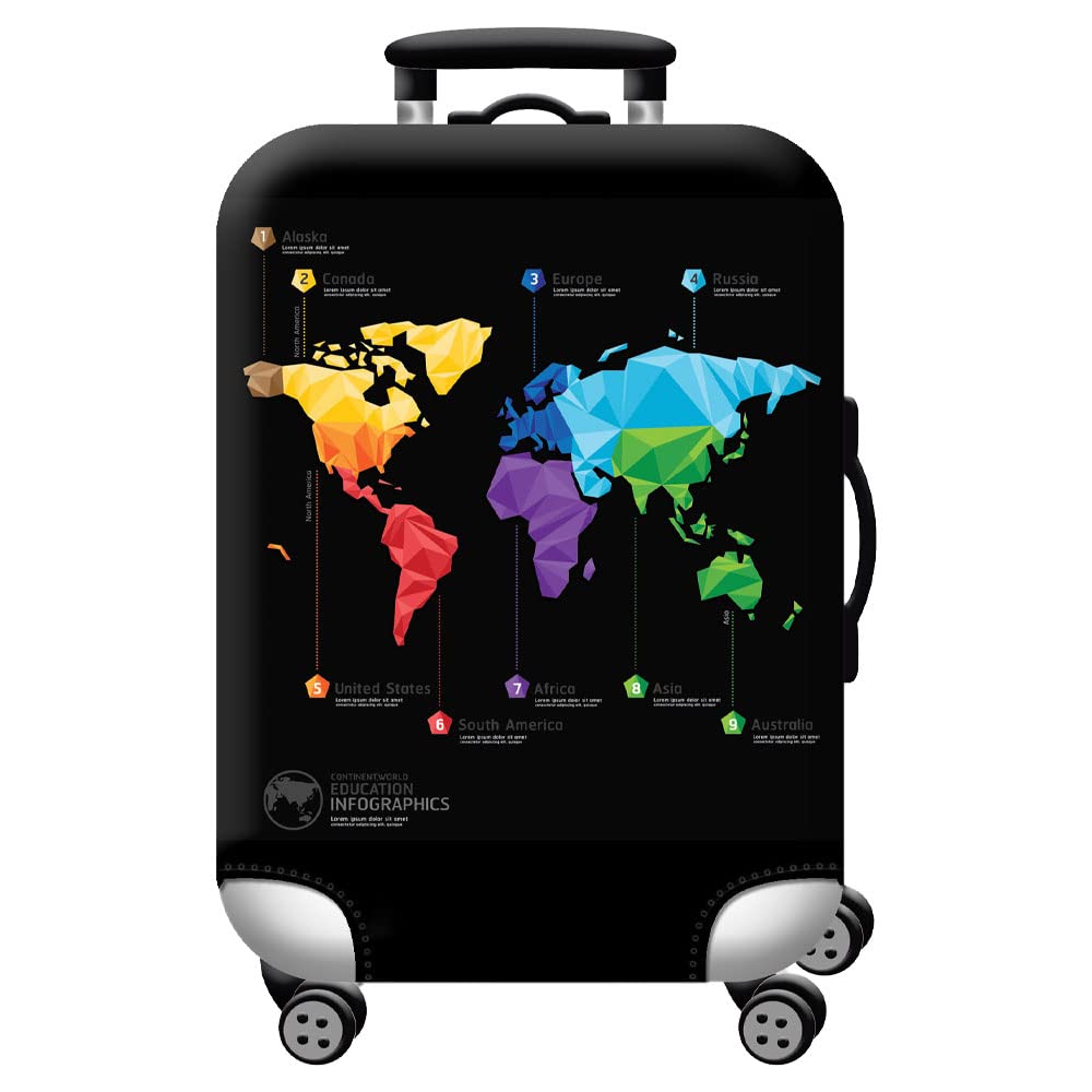 Homarket Travel Luggage Cover for 18-32 Inch Luggage, Cover for Suitcase Luggage Protector Premium Elasticated (XL(29-32 inch luggage), H152) XL(29-32