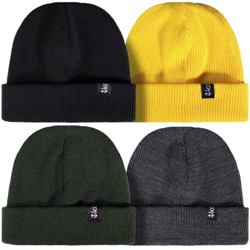 Kit 2 Gorros de Inverno Frio Curto Lã Camada Dupla Quentinho Proteção Cabeça Orelha Geada Neve Model