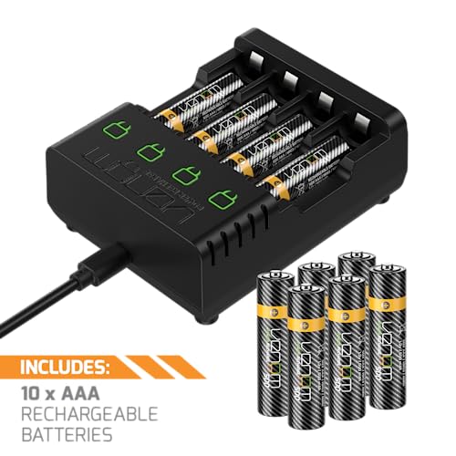 Venom Batterie ricaricabili AAA + dock di ricarica...