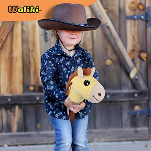 image for WALIKI Stick Horse Toy for Boys and Girls | Fun Cowboy & Cowgirl Prete