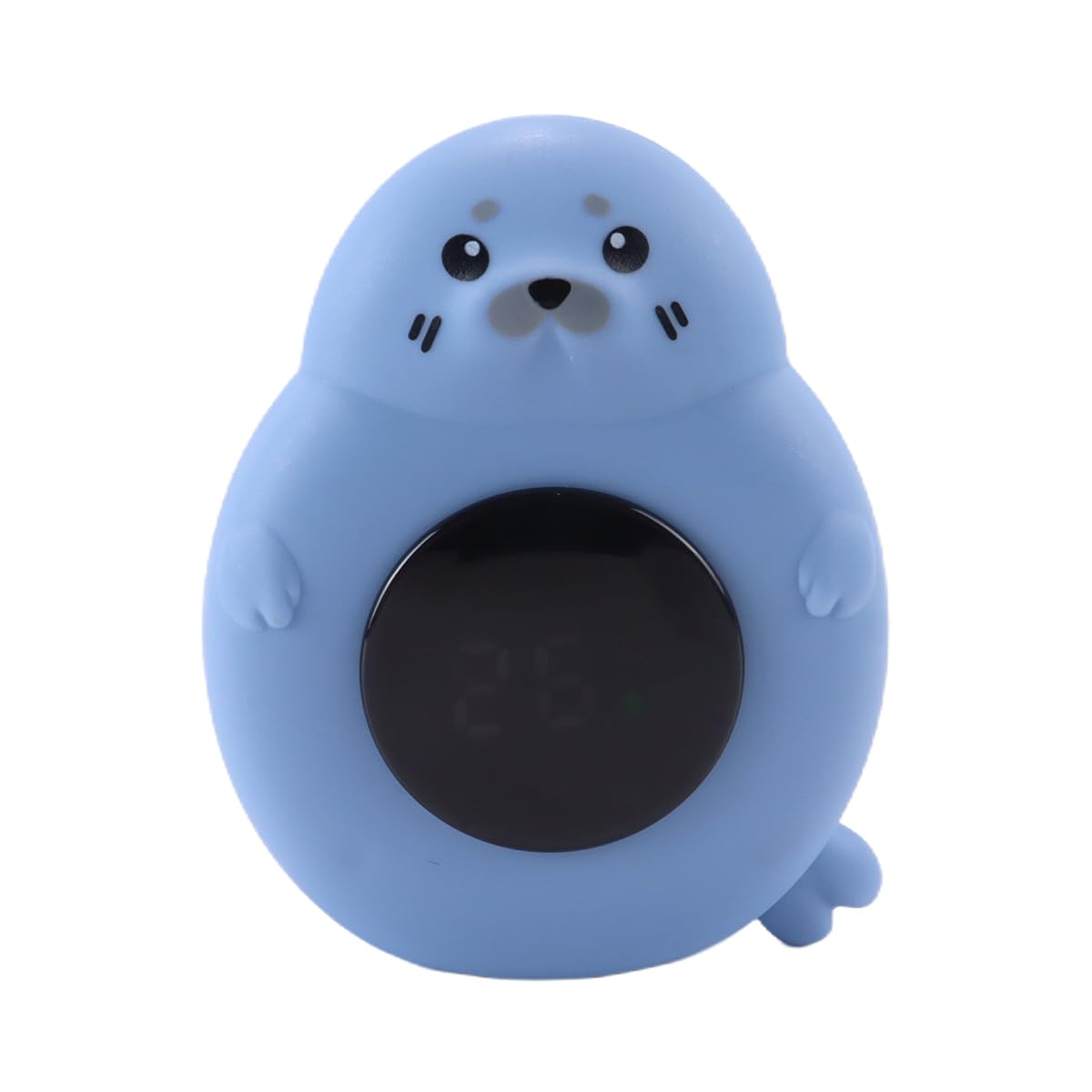 Riven Bath Water Thermometer Digital Monitor, Accurate Water Temperature Reading With Alarm, Waterproof Safety Bath Tube Floating Toys With Display (Blue Seal)