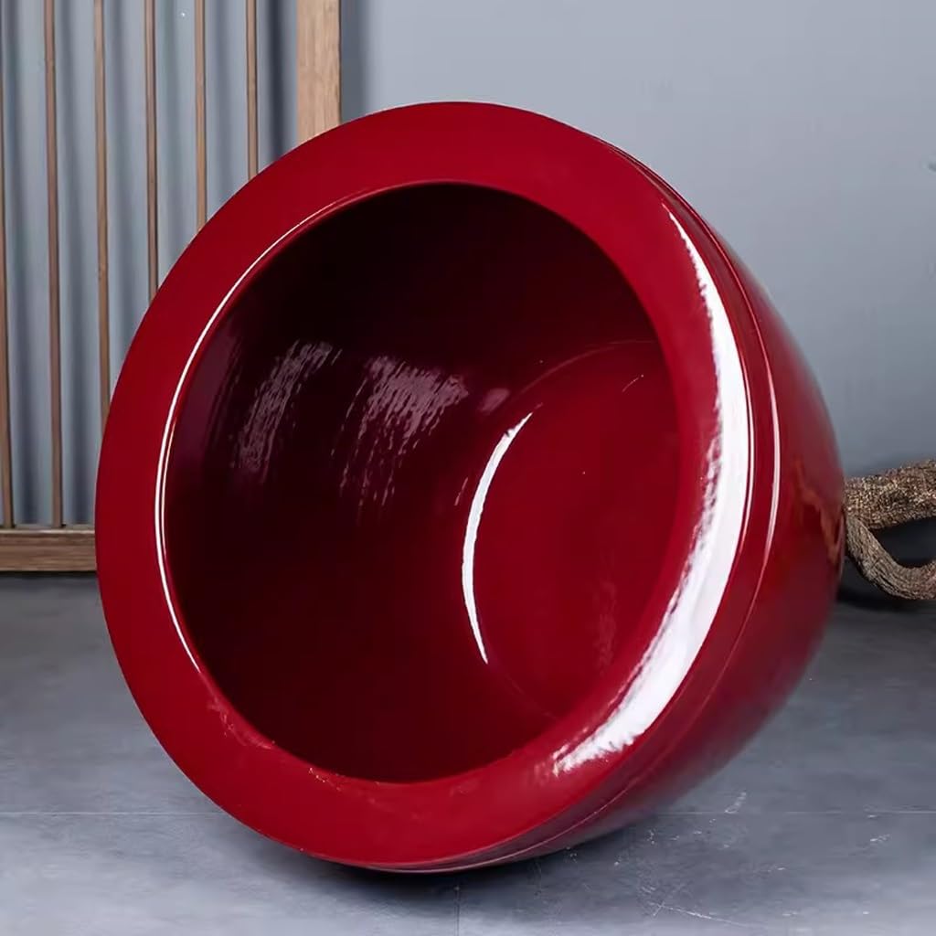 Tanque Peces Acuario Patio al Aire Libre, jardín, Lirio de Agua, Planta Loto, Lavabo, Sala Estar, Pasillo, decoración, pecera | 41cm