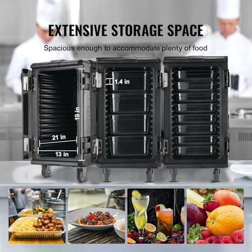 Vevor 120L FRONT LOAD FOOD WARMER Insulated Food Pan Carrier thumb #3