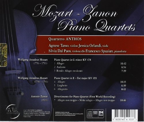 Mozart - Zanon Piano Quartets
