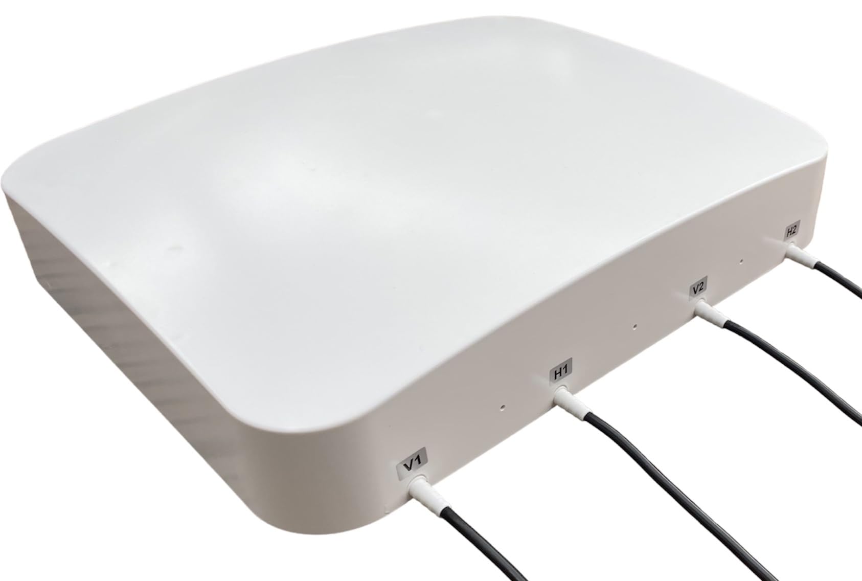 Antenne 4G / 5G à gain élevé - Câble LMR195 de 10 m - Connecteurs mâles SMA - Antenne extérieure à montage mural ou sur poteau
