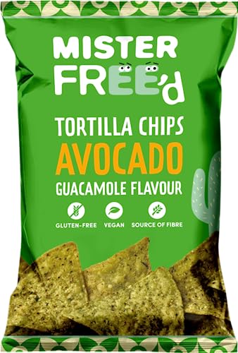 MISTER FREE'D Tortilla Chips - Avocado Guacamole Flavour - 12 Pack
