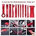 Nilight 200Pcs Trim Removal Tool, Auto Push Pin Bumper Retainer Clip Set Fastener Terminal Remover Adhesive Cable Clips Round Handle Crowbar Kit Car Panel Radio Auto Clip Pliers, 2 Years Warranty