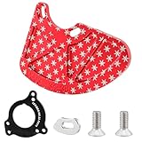 FANSHINUO アルミニウム合金 マウンテンバイク チェーンリングガード 26T 32T クランクセットアダプターとの互換性 取り付け簡単