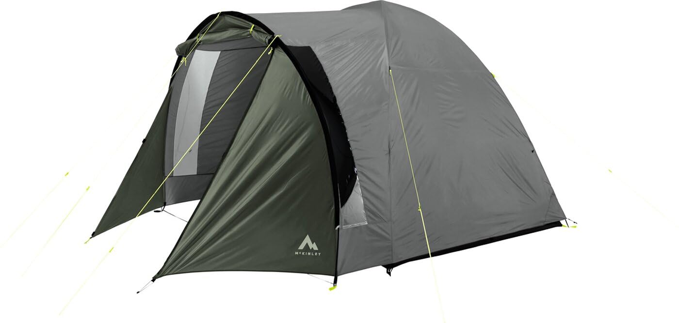McKINLEY Family 10.4 Unisex Adult Tent, Grey Light/Green SMO, One