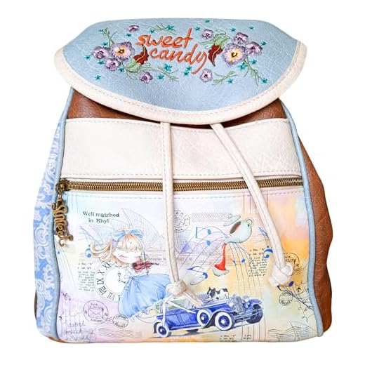 Sweet & Candy - Sac à dos pour femme | Cadeaux originaux pour femme | Sac à bandoulière femme | Cadeau moderne - Bleu ou rose
