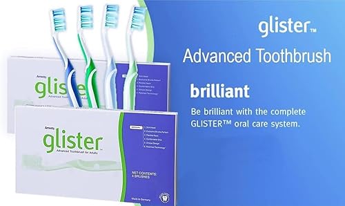 Glister Cepillo de dientes avanzado (4 cepillos)