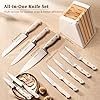 Astercook-Knife-Set-Kitchen-Knife-Set-with-Block-and-Sharpener-12-Pcs-Ultra-Sharp-High-Carbon-Stainless-Steel-Knife-Block-Set-with-Non-Slip-Full-Tang-Ergonomic-Handle-Cream-White-Cutlery-Set Astercook Knife Set, Kitchen Knife Set with Block and Sharpener, 12 Pcs Ultra-Sharp High Carbon Stainless Steel Knife Block Set with Non-Slip Full Tang Ergonomic Handle, Cream White Cutlery Set